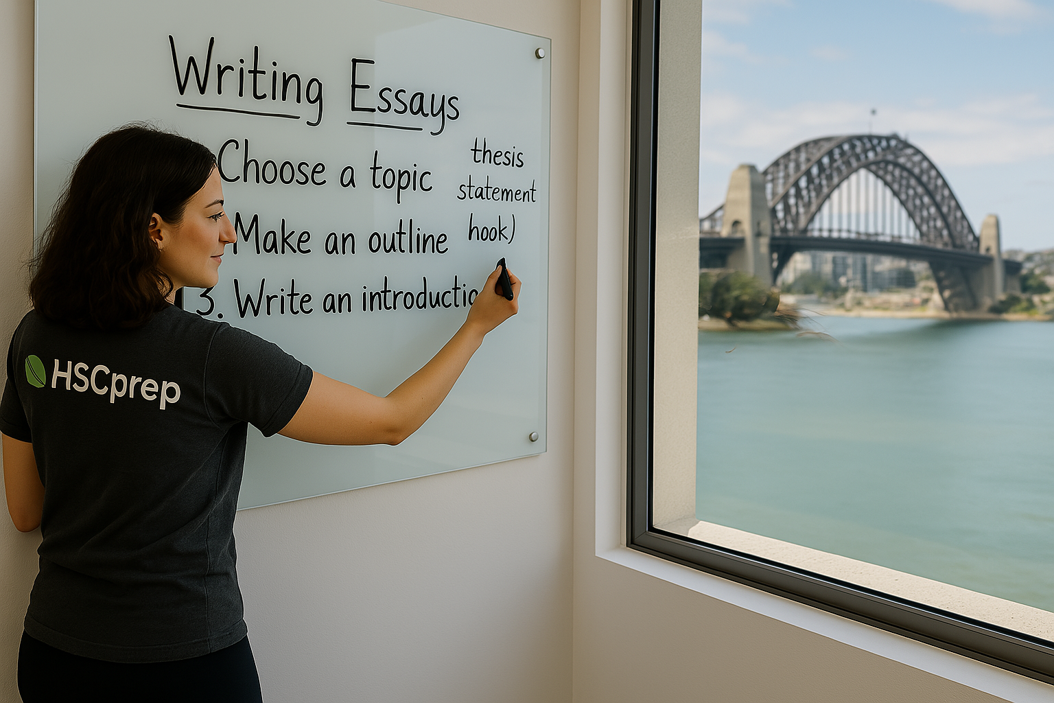 Students in an online study group